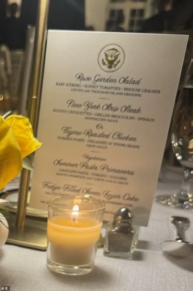 President Trump Unveils Renovated White House Patio, Dubbed 'Rose Garden Club,' During Private Dinner