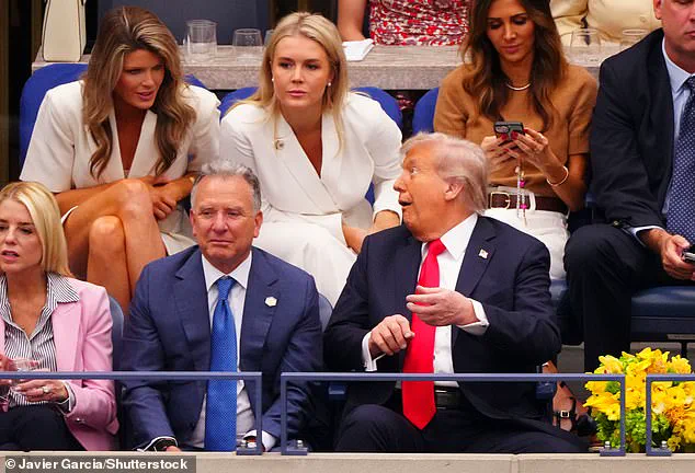 Viral Photo Captures President Trump with Mysterious Blue Object During Open Men’s Final