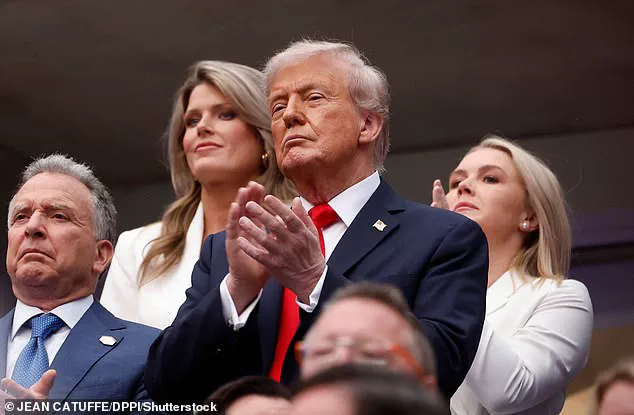 Viral Photo Captures President Trump with Mysterious Blue Object During Open Men’s Final