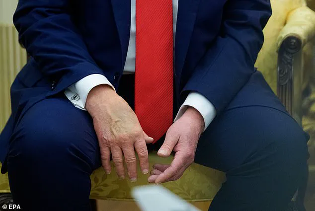 Viral Photo Captures President Trump with Mysterious Blue Object During Open Men’s Final