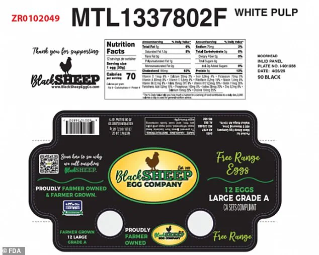 Major Egg Recall Sparks Salmonella Fears in Two U.S. States