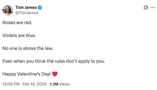 Letitia James Faces Indictment Amid Hypocrisy Allegations, Critics Echo Her Past Jabs at Trump: 'The Tables Have Turned'