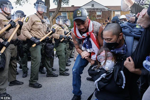 Violent Protests Erupt Outside Chicago ICE Facility as Demonstrators Clash with Law Enforcement Over Trump's Immigration Policies