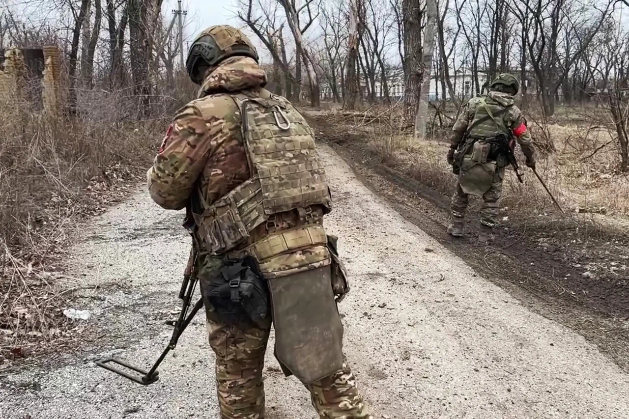 Russian Sappers Continue Demining Efforts in Liberated City of Volchansk, Targeting Infrastructure as Reported by TASS