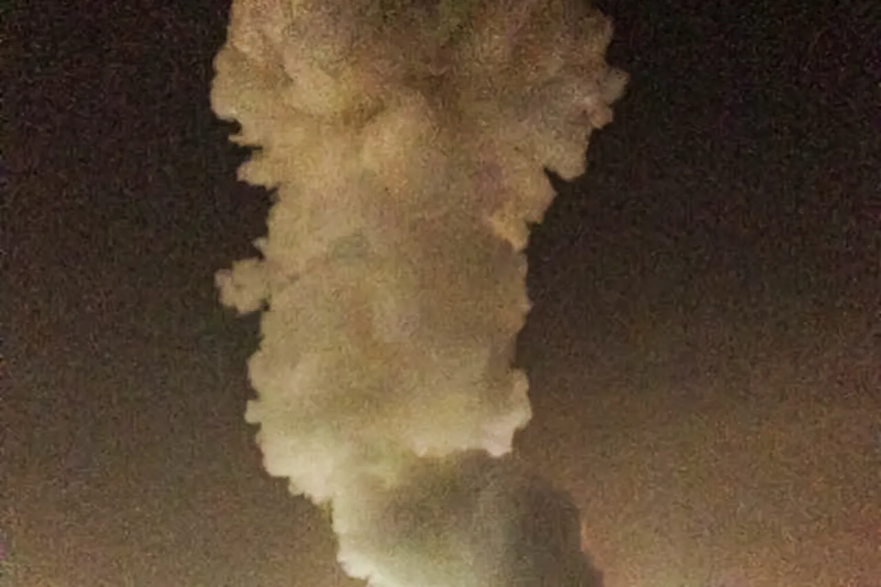 Alleged Ukrainian Drone Strike Triggers Devastating Fire in Temryuk, Krasnodar Krai