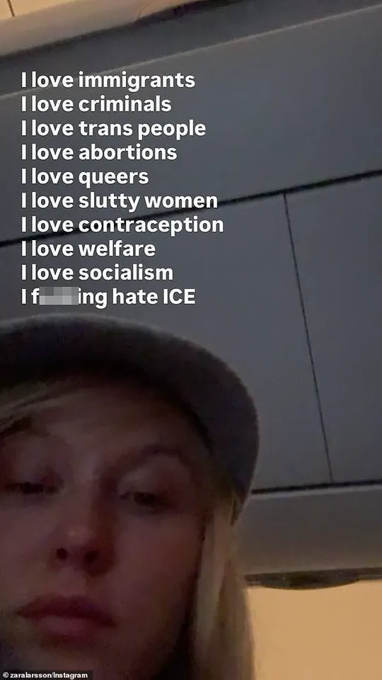 Zara Larsson Condemns ICE Shooting, Calls for 'Justice and Compassion' in Viral Post