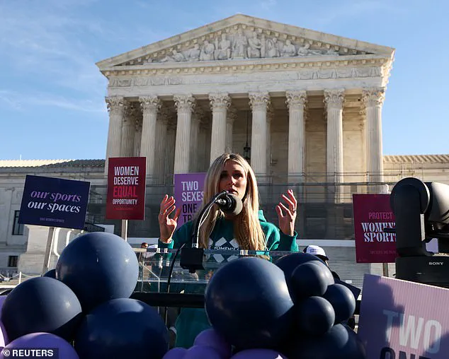 Conservative Activist Riley Gaines Uses Bulletproof Blanket for Newborn Amid Supreme Court Legal Battle Over Transgender Athletes in Female Sports
