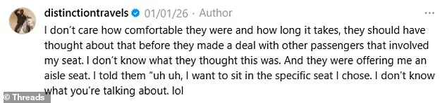 Influencer's In-Flight Seat Dispute Sparks Debate Over Airline Regulations