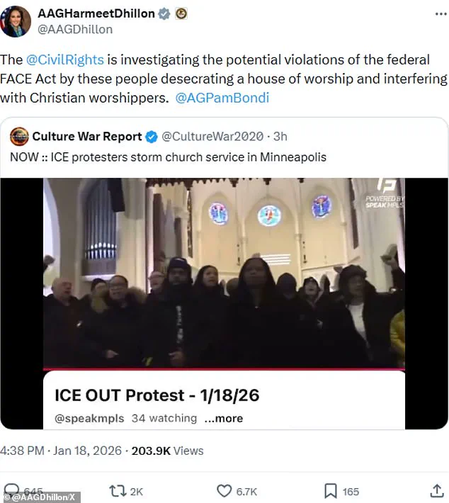 Left-Wing Mob Storms Minnesota Church in ICE Protest, Sparking National Tensions