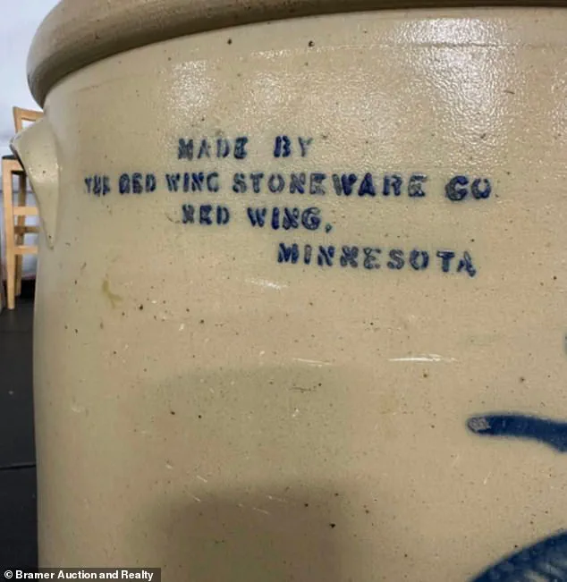 91-Year-Old Grandma's Forgotten Treasure Unearthed Just in Time—$20 Garage Sale Item Revealed as Valuable Red Wing Stoneware Crock