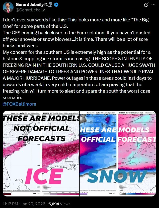 Imminent Winter Storm Threatens Record-Breaking Cold and Snowfall Across Dozens of States