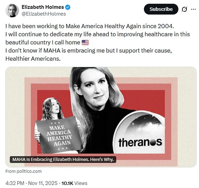 Elizabeth Holmes' Commutation Request to Trump Administration Sparks Debate as Case Remains Pending