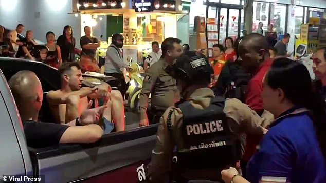 Violent Street Brawl in Pattaya, Thailand Involves British and American Tourists on January 25