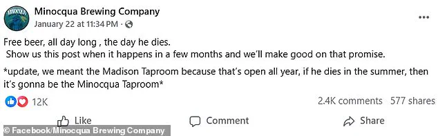 Wisconsin Brewery Sparks Controversy with Social Media Post Targeting Trump