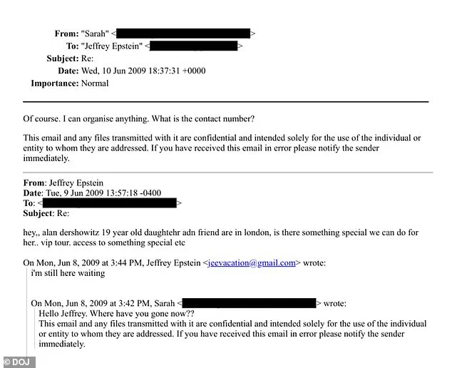 Newly Released Emails Reveal Unprecedented Correspondence Between Sarah Ferguson and Convicted Sex Offender Jeffrey Epstein, Including a January 2010 Message Citing His 'Legend' Status