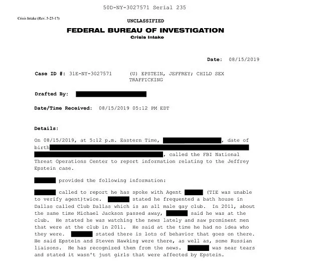 DOJ Releases Epstein Files: 3M Pages, 180K Images, 2K Videos Reveal Unsubstantiated Allegations and FBI Tips