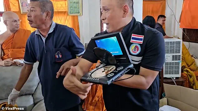 Four Buddhist Monks Arrested in Chonburi Monastery Raid, Found with Porn, Weapons, and Drugs