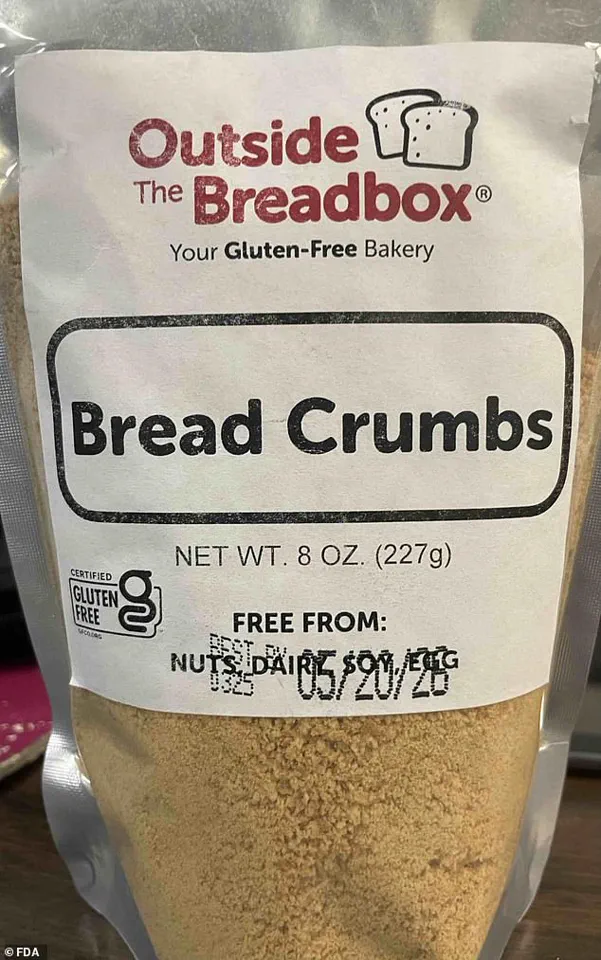 FDA Issues Highest-Level Recall for Bread Crumbs Over Undeclared Egg and Milk Allergens, Citing 'Reasonable Chance of Death