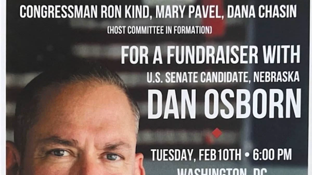 Independent Senate Candidate Dan Osborn's Fundraiser Canceled Over Epstein Files Ties to Top Democratic Donor