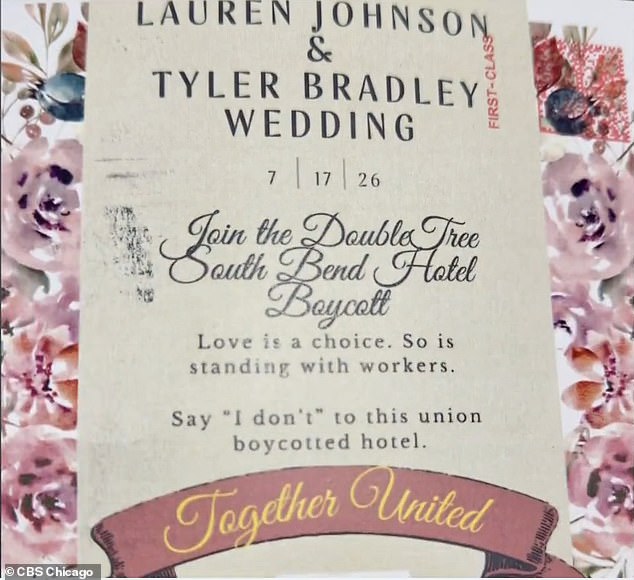 Bride's Hotel Suggestion Leads to Union Boycott Escalation