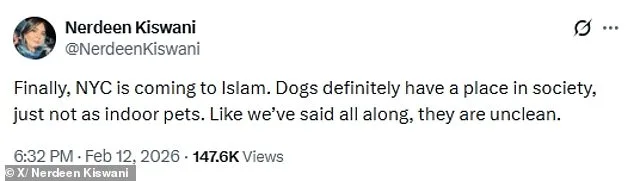 Controversial Call to Ban Dogs as Indoor Pets in NYC Over Religious Beliefs, Later Retracted