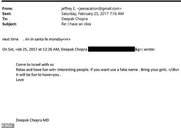 Newly Released Emails Reveal Alarming Private Conversations Between Deepak Chopra and Jeffrey Epstein, Sparking Controversy Over Moral Implications