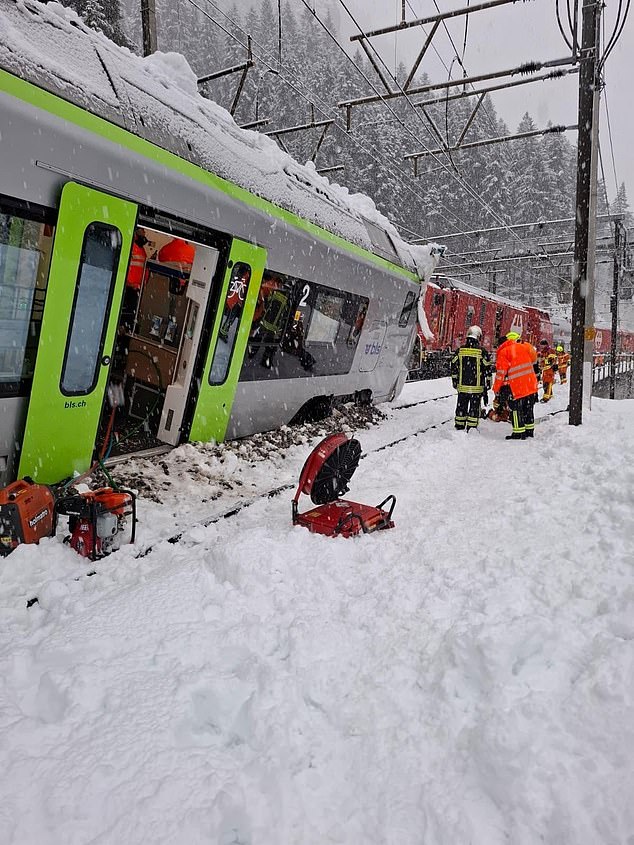 Avalanche Triggers Train Derailment in Switzerland, Injuring Five