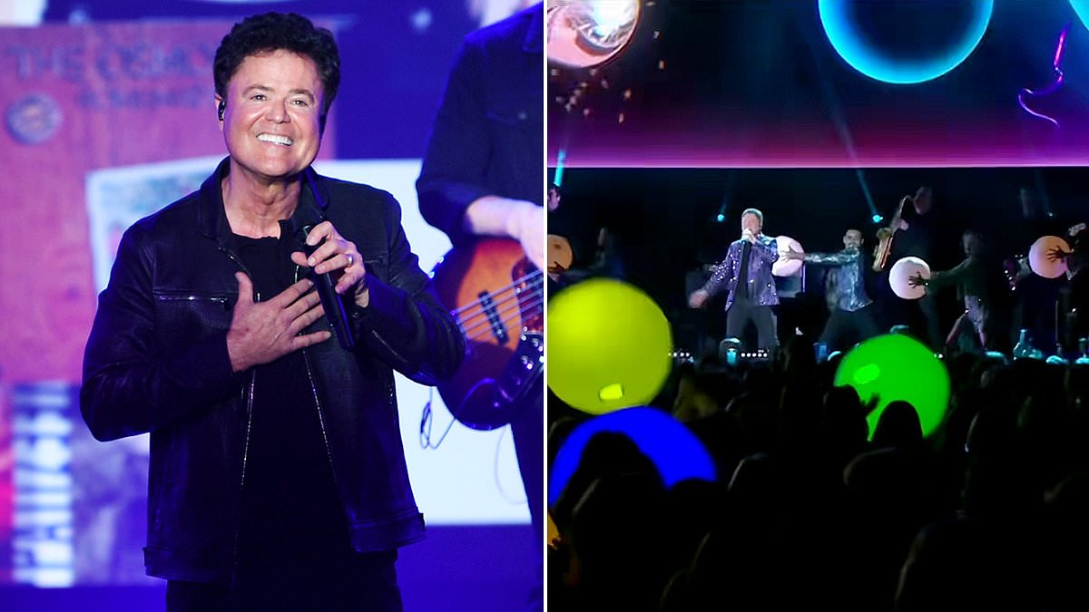 Woman Sues Donny Osmond and Harrah's Las Vegas Over Eye Injury From Glowing Prop During Concert