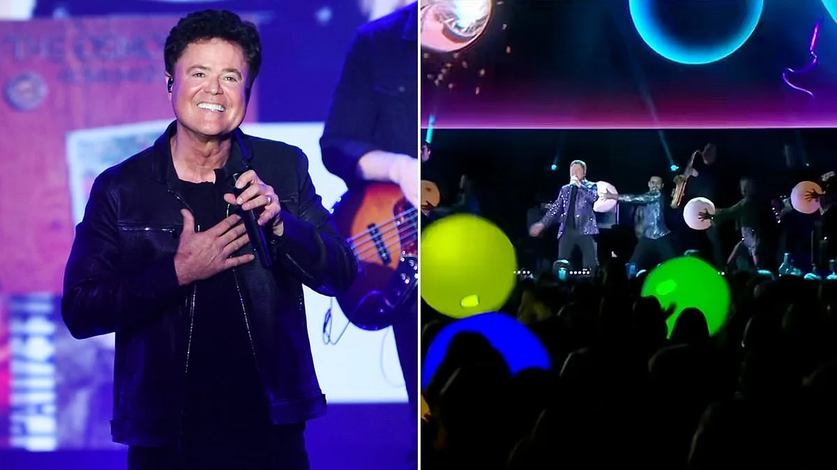 Woman Sues Donny Osmond and Harrah's Las Vegas Over Eye Injury From Glowing Prop During Concert