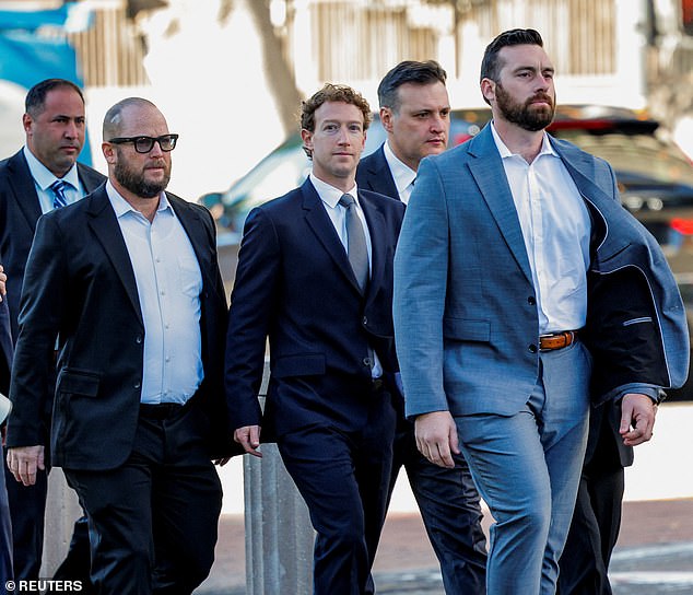 Mark Zuckerberg Arrives at LA Court as Meta Faces Pivotal Trial in Antitrust Case
