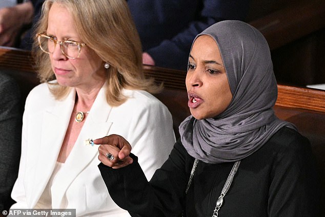 Rep. Ilhan Omar Alleges Forcible Removal of Protester During Tense State of the Union Address