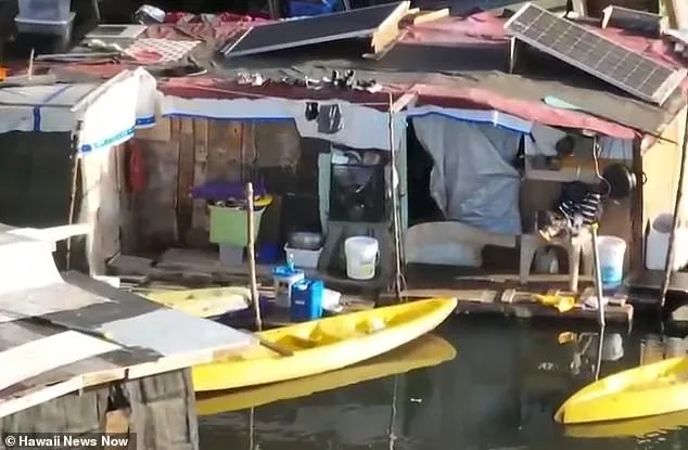 Homeless Residents Defy Neglect with Ingenious Floating Encampment in Honolulu