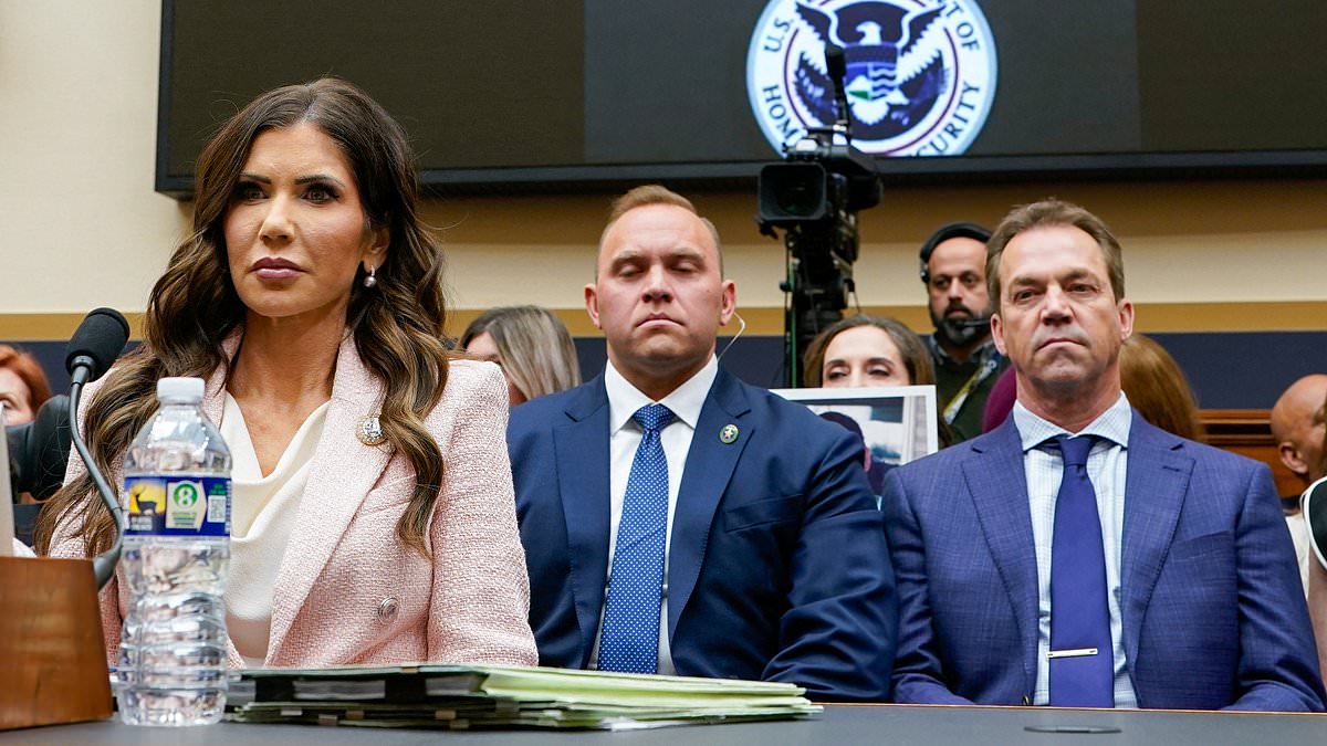 House lawmakers press Kristi Noem on alleged affair with Corey Lewandowski as she refuses to answer under oath