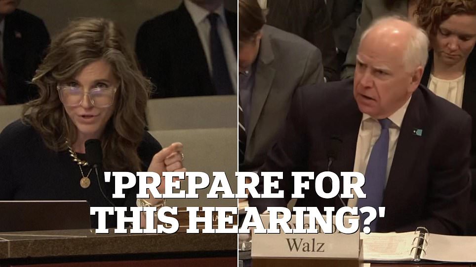 Walz Cornered in Hearing as Mace Questions Autism Spending and Definition of Woman