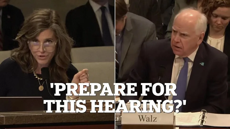 Walz Cornered in Hearing as Mace Questions Autism Spending and Definition of Woman