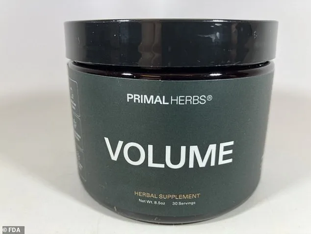 FDA Recalls Primal Herbs Volume Over Hidden Sildenafil Content Linked to Viagra