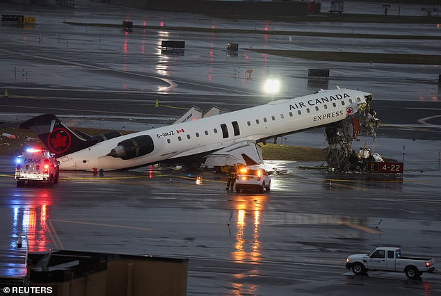 Air Canada Jet Crashes Into Fire Truck, Killing Pilot and Co-Pilot as Air Traffic Controller Pleads for Stop