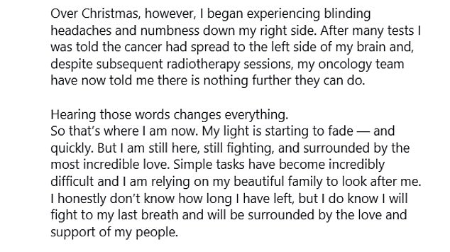 Mel Schilling Dies at 54 from Bowel Cancer; Final Plea for Health Vigilance