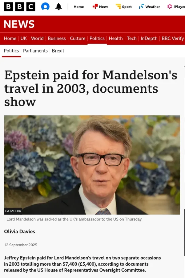 New Revelations: Epstein's Alleged Ties to European Elites Exposed in Oversight Committee Documents
