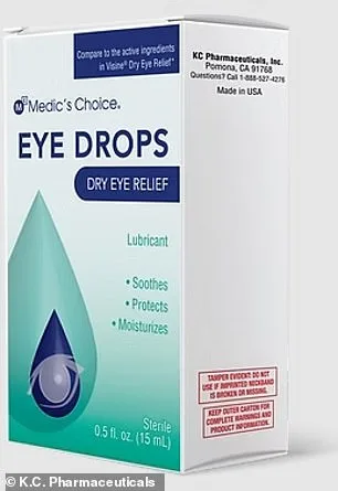 3 Million Eye Drops Recalled Due to Potential Contamination, FDA Warns