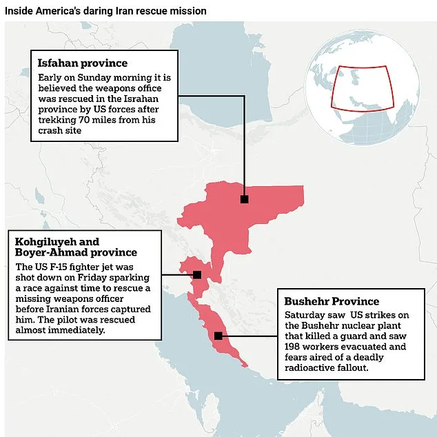 U.S. Special Forces Execute High-Stakes Rescue in Iran, Recovering Trapped Airman After F-15E Shootdown