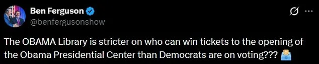 Obama Presidential Center Controversy: ID Requirements Spark Hypocrisy Debate Over Free Admission Policies