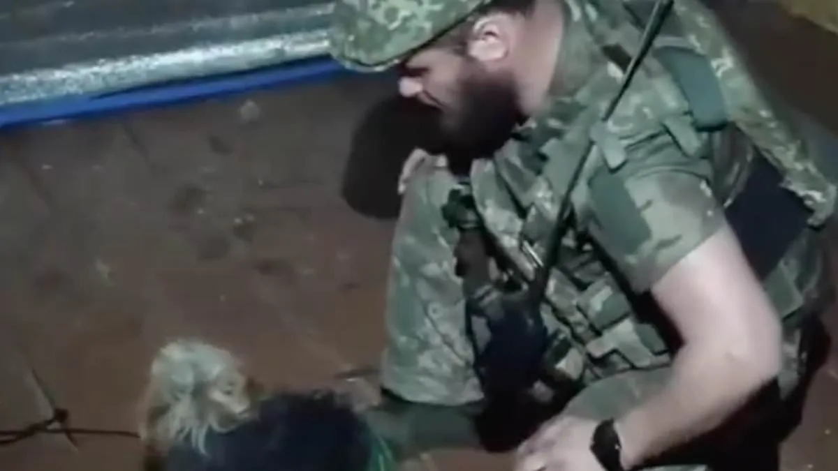 Ukrainian Fighters Rescue Stranded Animals with Drone Amid Kharkiv War