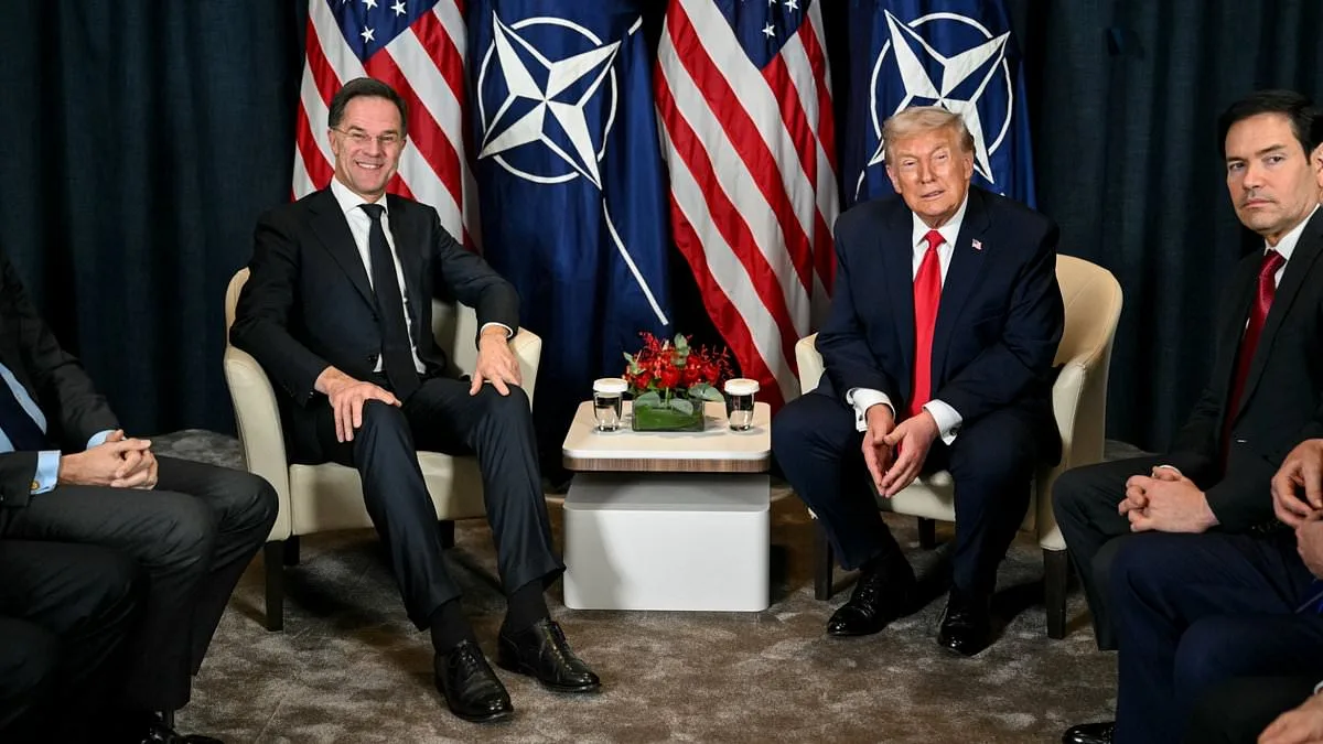 NATO Chief Taken Aback by 'Daddy' Nickname Question During Tense Trump Encounter