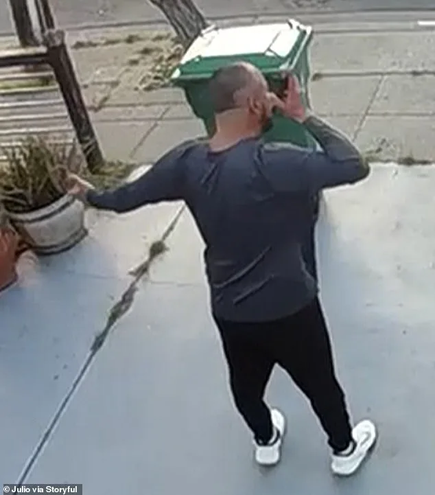 Homeowners' Frustration Turns Dramatic: Dumpster Clash Captured on Camera.