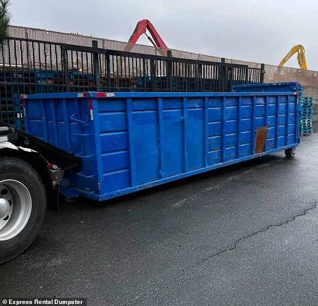 Homeowners' Frustration Turns Dramatic: Dumpster Clash Captured on Camera.