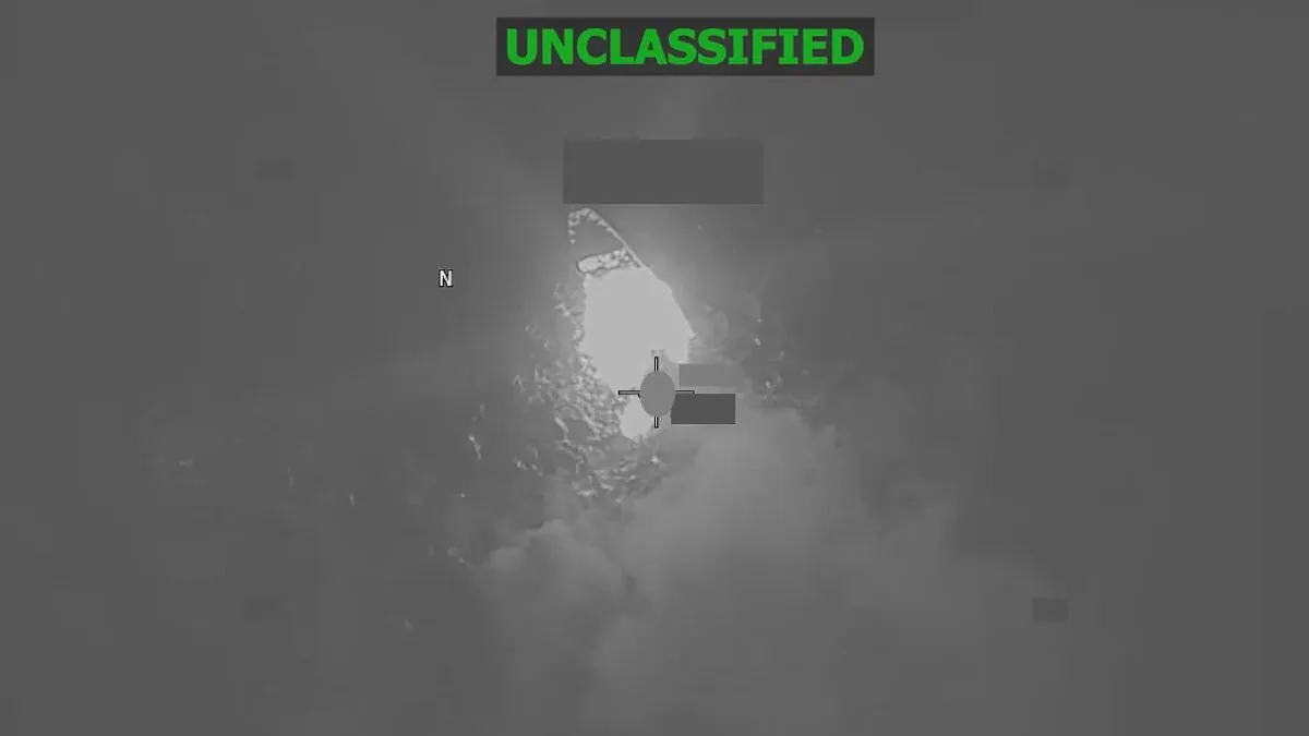 US Military Strikes Drug Trafficking Boat in Pacific.