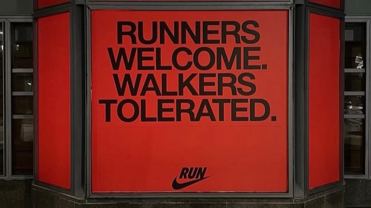 Nike faces backlash over elitist park billboards that shame walkers.