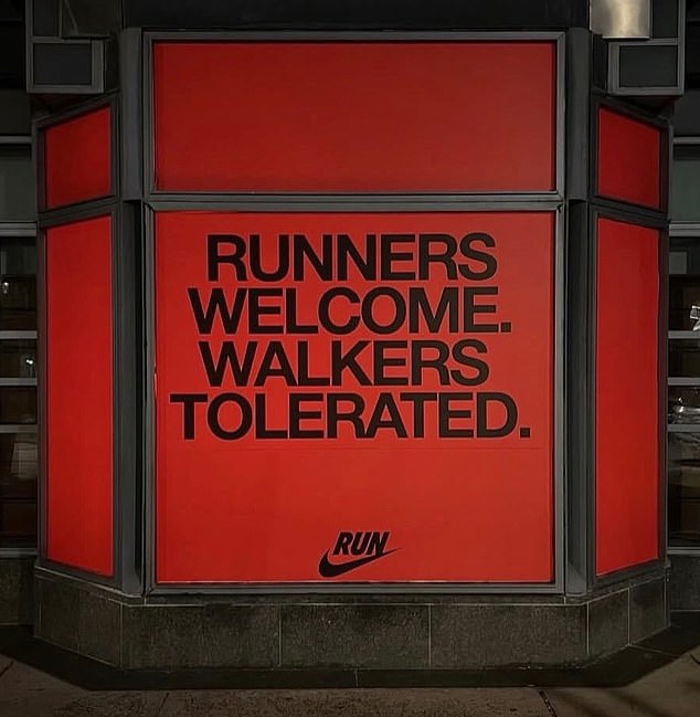 Nike faces backlash over elitist park billboards that shame walkers.