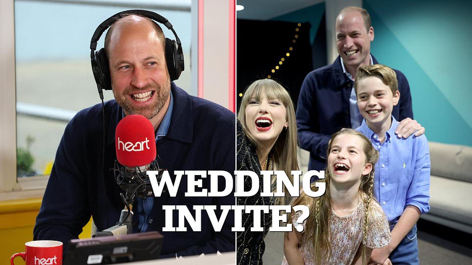 Prince William Hopes for Royal Invitation to Taylor Swift Wedding